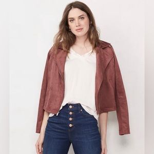 NEW LC Lauren Conrad Soft Moto Jacket. 2X